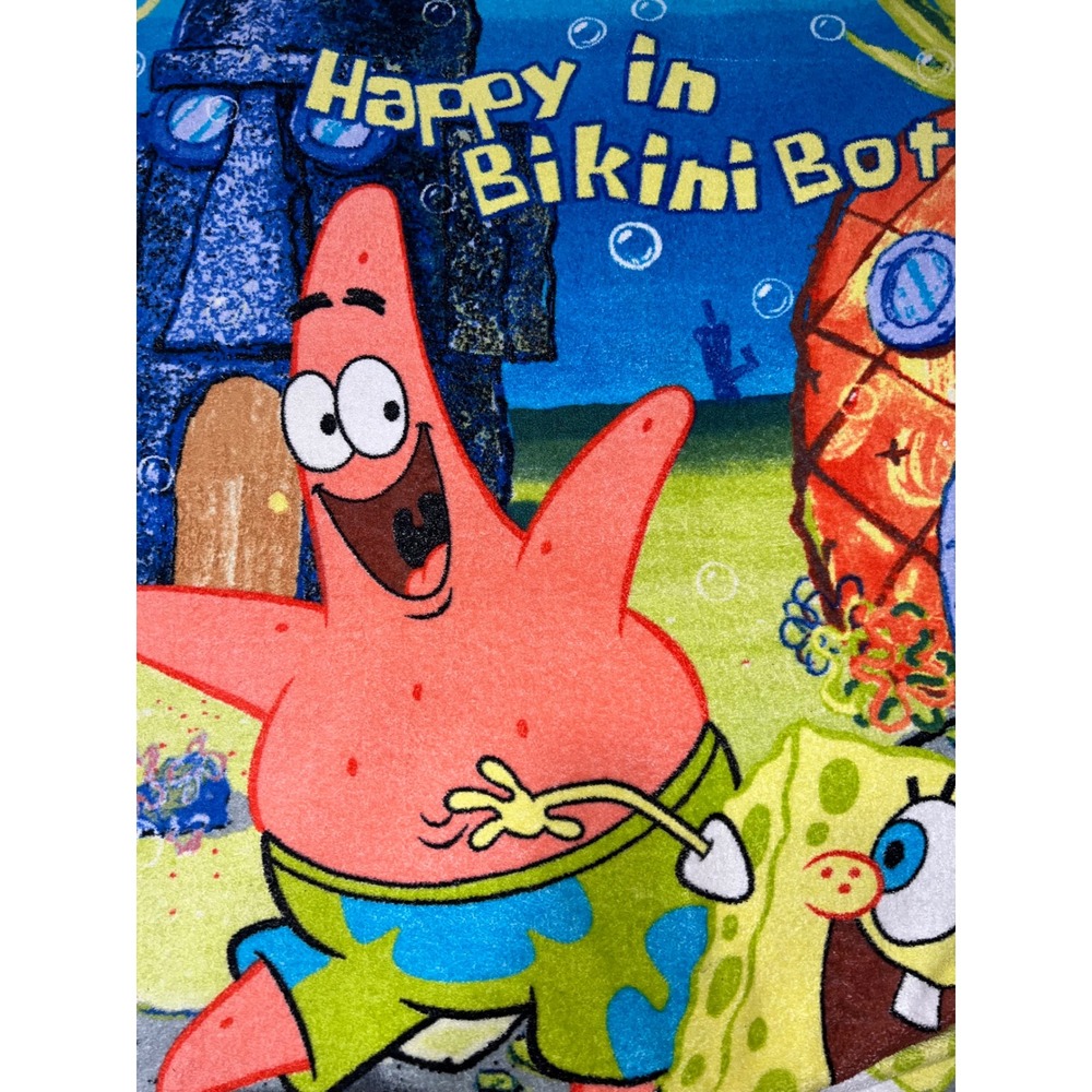 Nickelodeon SpongeBob SquarePants Patrick Star Bikini Bottom Fleece Blanket